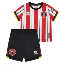 Maillot de football Réplique Sheffield United Domicile Enfant 2024-25 Manche Courte (+ Pantalon court)