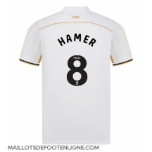 Maillot de football Réplique Sheffield United Gustavo Hamer #8 Extérieur 2025-26 Manche Courte