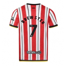 Maillot de football Réplique Sheffield United Rhian Brewster #7 Domicile 2024-25 Manche Courte