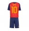 Maillot de football Réplique Spain Dani Olmo #10 Domicile Enfant Mondial 2026 Manche Courte (+ Pantalon court)