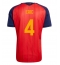 Maillot de football Réplique Spain Eric Garcia #4 Domicile Mondial 2026 Manche Courte