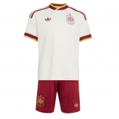 Maillot de football Réplique Spain Extérieur Enfant Mondial 2026 Manche Courte (+ Pantalon court)