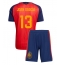 Maillot de football Réplique Spain Joan Garcia #13 Domicile Enfant Mondial 2026 Manche Courte (+ Pantalon court)
