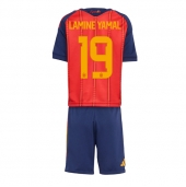 Maillot de football Réplique Spain Lamine Yamal #19 Domicile Enfant Mondial 2026 Manche Courte (+ Pantalon court)
