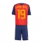 Maillot de football Réplique Spain Lamine Yamal #19 Domicile Enfant Mondial 2026 Manche Courte (+ Pantalon court)