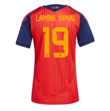 Maillot de football Réplique Spain Lamine Yamal #19 Domicile Femme Mondial 2026 Manche Courte