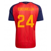 Maillot de football Réplique Spain Marc Cucurella #24 Domicile Mondial 2026 Manche Courte