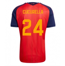 Maillot de football Réplique Spain Marc Cucurella #24 Domicile Mondial 2026 Manche Courte