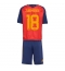 Maillot de football Réplique Spain Martin Zubimendi #18 Domicile Enfant Mondial 2026 Manche Courte (+ Pantalon court)