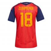 Maillot de football Réplique Spain Martin Zubimendi #18 Domicile Femme Mondial 2026 Manche Courte