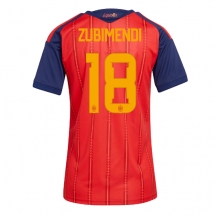 Maillot de football Réplique Spain Martin Zubimendi #18 Domicile Femme Mondial 2026 Manche Courte