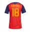 Maillot de football Réplique Spain Martin Zubimendi #18 Domicile Femme Mondial 2026 Manche Courte