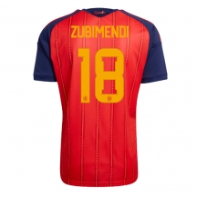 Maillot de football Réplique Spain Martin Zubimendi #18 Domicile Mondial 2026 Manche Courte