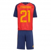 Maillot de football Réplique Spain Mikel Oyarzabal #21 Domicile Enfant Mondial 2026 Manche Courte (+ Pantalon court)