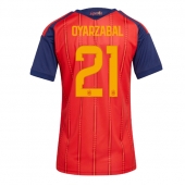 Maillot de football Réplique Spain Mikel Oyarzabal #21 Domicile Femme Mondial 2026 Manche Courte