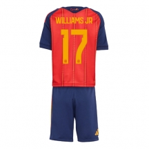 Maillot de football Réplique Spain Nico Williams #17 Domicile Enfant Mondial 2026 Manche Courte (+ Pantalon court)