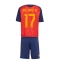 Maillot de football Réplique Spain Nico Williams #17 Domicile Enfant Mondial 2026 Manche Courte (+ Pantalon court)