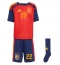 Maillot de football Réplique Spain Pau Cubarsi #22 Domicile Enfant Mondial 2026 Manche Courte (+ Pantalon court)