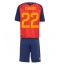 Maillot de football Réplique Spain Pau Cubarsi #22 Domicile Enfant Mondial 2026 Manche Courte (+ Pantalon court)