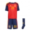 Maillot de football Réplique Spain Pedri Gonzalez #20 Domicile Enfant Mondial 2026 Manche Courte (+ Pantalon court)
