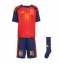 Maillot de football Réplique Spain Rodri Hernandez #16 Domicile Enfant Mondial 2026 Manche Courte (+ Pantalon court)
