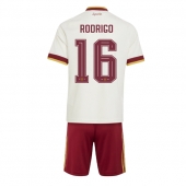 Maillot de football Réplique Spain Rodri Hernandez #16 Extérieur Enfant Mondial 2026 Manche Courte (+ Pantalon court)