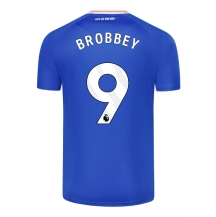 Maillot de football Réplique Sunderland Brian Brobbey #9 Extérieur 2025-26 Manche Courte