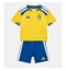 Maillot de football Réplique Sweden Domicile Enfant Mondial 2026 Manche Courte (+ Pantalon court)