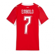 Maillot de football Réplique Switzerland Breel Embolo #7 Domicile Femme Mondial 2026 Manche Courte