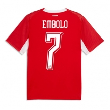 Maillot de football Réplique Switzerland Breel Embolo #7 Domicile Mondial 2026 Manche Courte