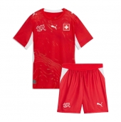 Maillot de football Réplique Switzerland Domicile Enfant Mondial 2026 Manche Courte (+ Pantalon court)