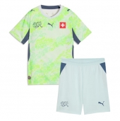 Maillot de football Réplique Switzerland Extérieur Enfant Mondial 2026 Manche Courte (+ Pantalon court)