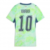 Maillot de football Réplique Switzerland Granit Xhaka #10 Extérieur Femme Mondial 2026 Manche Courte