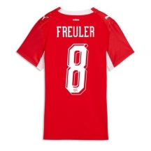 Maillot de football Réplique Switzerland Remo Freuler #8 Domicile Femme Mondial 2026 Manche Courte