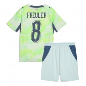 Maillot de football Réplique Switzerland Remo Freuler #8 Extérieur Enfant Mondial 2026 Manche Courte (+ Pantalon court)