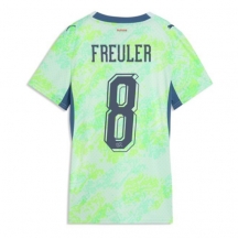 Maillot de football Réplique Switzerland Remo Freuler #8 Extérieur Femme Mondial 2026 Manche Courte