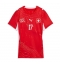 Maillot de football Réplique Switzerland Ruben Vargas #17 Domicile Femme Mondial 2026 Manche Courte