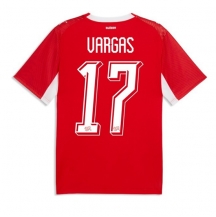 Maillot de football Réplique Switzerland Ruben Vargas #17 Domicile Mondial 2026 Manche Courte