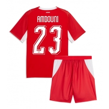 Maillot de football Réplique Switzerland Zeki Amdouni #23 Domicile Enfant Mondial 2026 Manche Courte (+ Pantalon court)