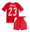 Maillot de football Réplique Switzerland Zeki Amdouni #23 Domicile Enfant Mondial 2026 Manche Courte (+ Pantalon court)