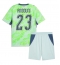 Maillot de football Réplique Switzerland Zeki Amdouni #23 Extérieur Enfant Mondial 2026 Manche Courte (+ Pantalon court)