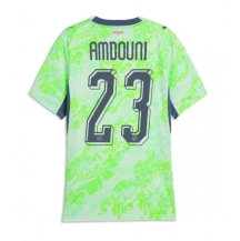 Maillot de football Réplique Switzerland Zeki Amdouni #23 Extérieur Femme Mondial 2026 Manche Courte