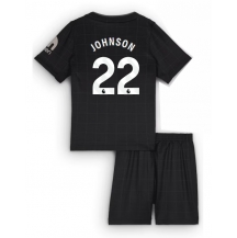 Maillot de football Réplique Tottenham Hotspur Brennan Johnson #22 Extérieur Enfant 2025-26 Manche Courte (+ Pantalon court)