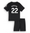 Maillot de football Réplique Tottenham Hotspur Brennan Johnson #22 Extérieur Enfant 2025-26 Manche Courte (+ Pantalon court)