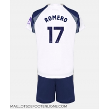 Maillot de football Réplique Tottenham Hotspur Cristian Romero #17 Domicile Enfant 2025-26 Manche Courte (+ Pantalon court)