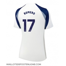 Maillot de football Réplique Tottenham Hotspur Cristian Romero #17 Domicile Femme 2025-26 Manche Courte