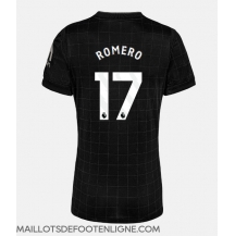 Maillot de football Réplique Tottenham Hotspur Cristian Romero #17 Extérieur Femme 2025-26 Manche Courte