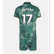 Maillot de football Réplique Tottenham Hotspur Cristian Romero #17 Troisième Enfant 2024-25 Manche Courte (+ Pantalon court)