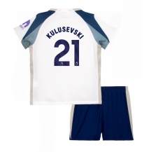 Maillot de football Réplique Tottenham Hotspur Dejan Kulusevski #21 Domicile Enfant 2025-26 Manche Courte (+ Pantalon court)