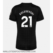 Maillot de football Réplique Tottenham Hotspur Dejan Kulusevski #21 Extérieur Femme 2025-26 Manche Courte
